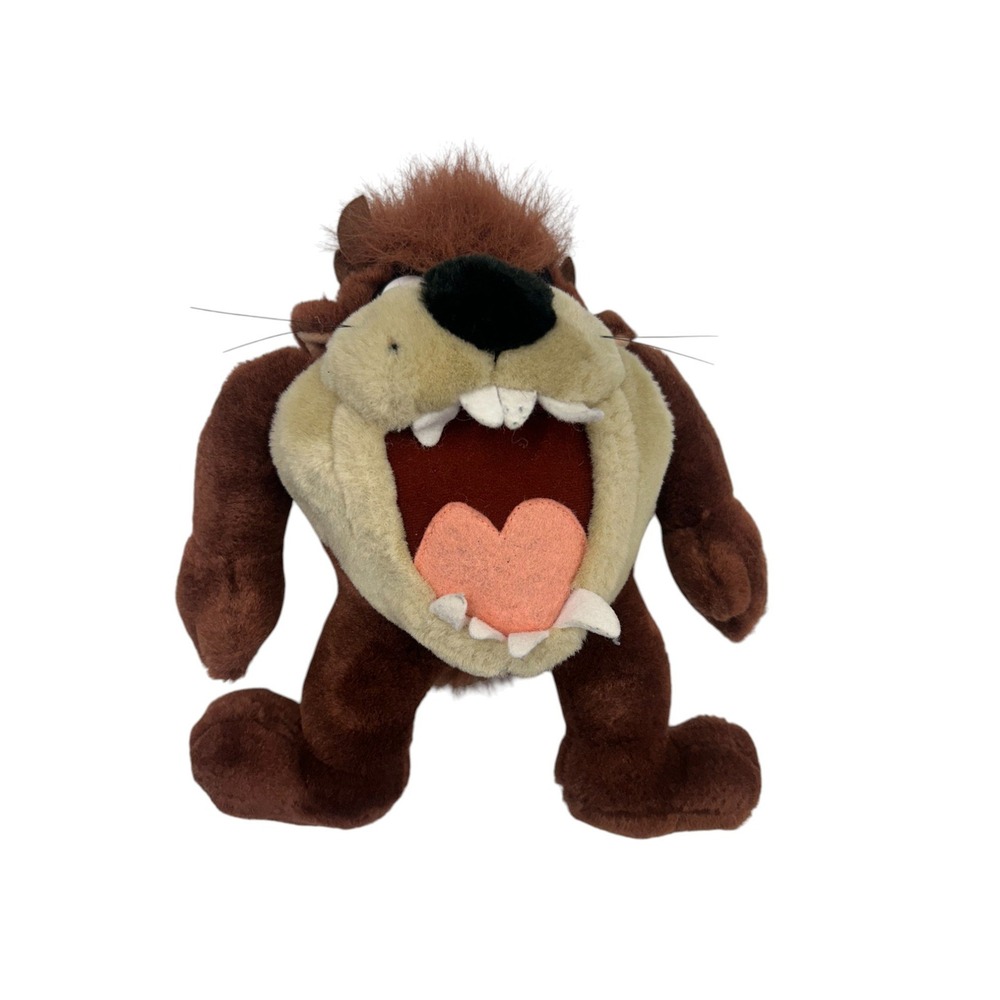 Vintage 1997 Tasmanian Devil Plush Taz Looney Tunes Six Flags Retro Collectible‎